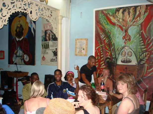 A group night out in cuba
